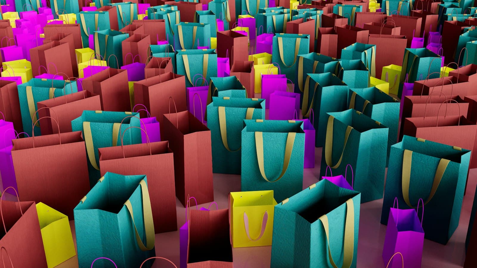 Tante shopping bag colorate tra cui scegliere